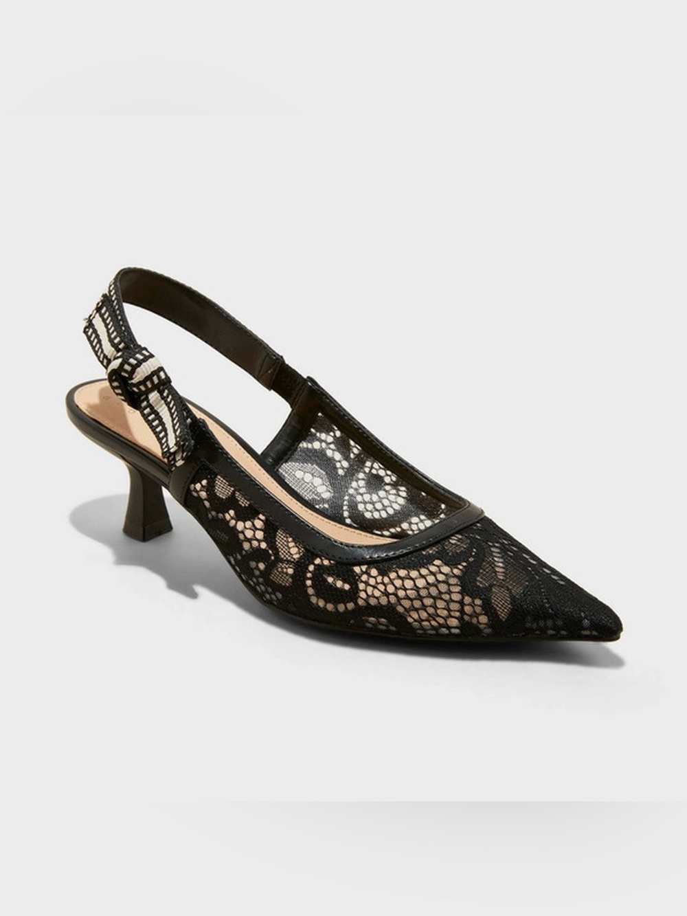 Milan Slingback Kitten Heel (US 8)